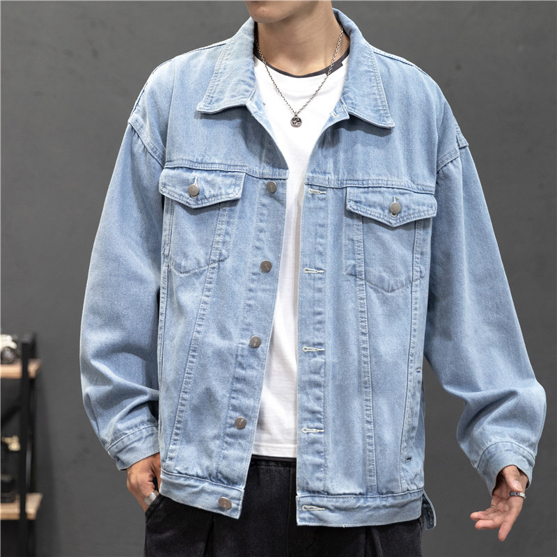 Street Fashion Jacket Men - Jaket Denim Baru Mantel Jeans Antik