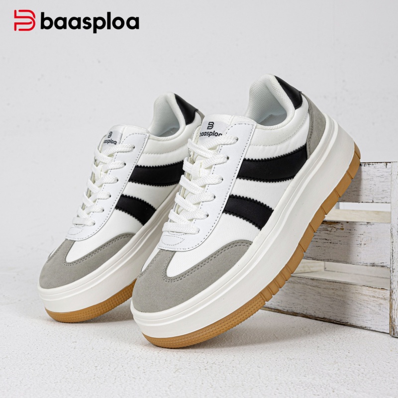 Street Fashion Walking - Baasploa Sepatu Platform Wanita Sepatu Jalan