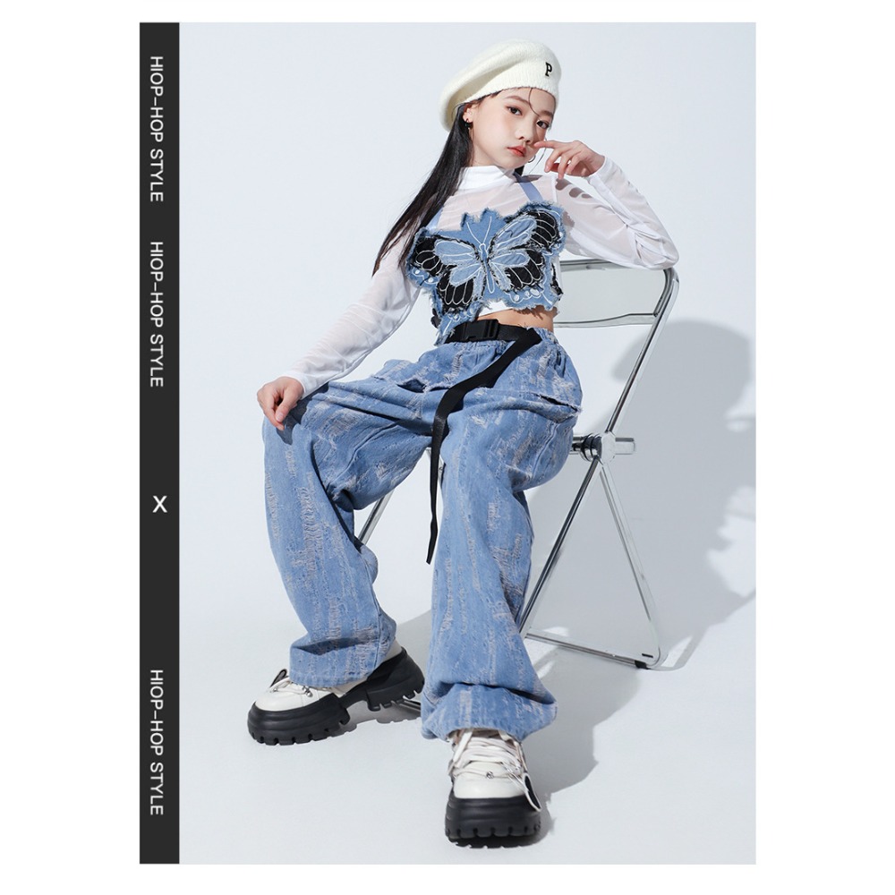 Street Fashion Vest - Set Tari Jazz Hip Hop Rompi