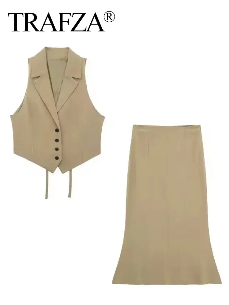 Set Vest dan Rok Wanita HH, Ve - Street Fashion Vest ulasan dan harga