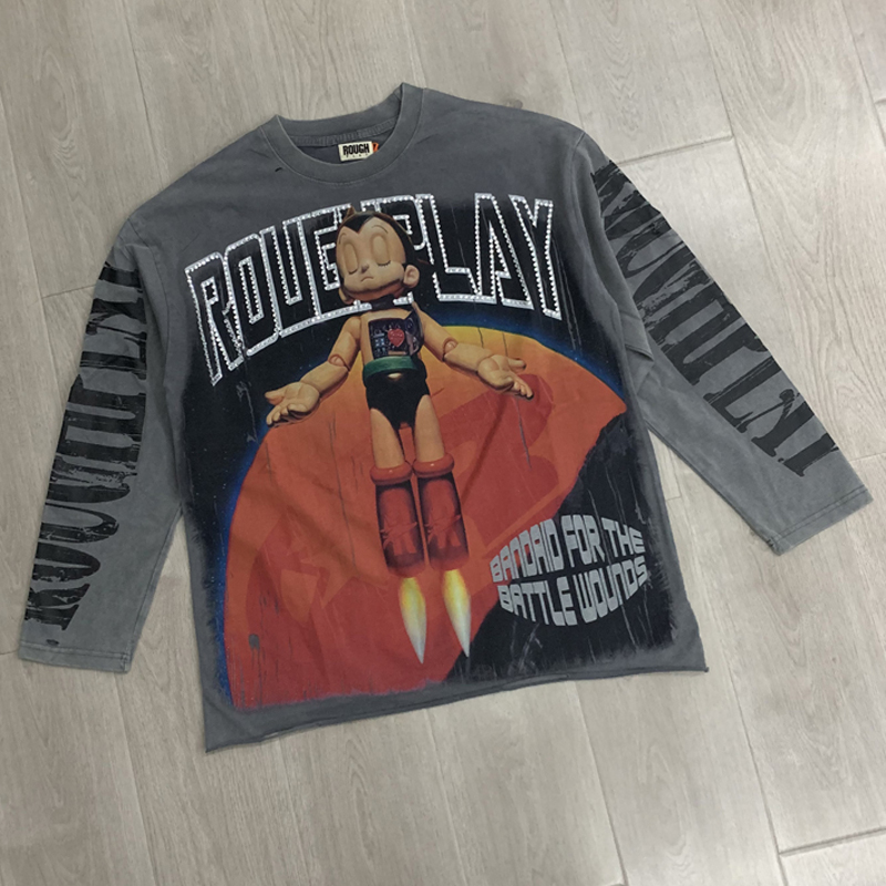 26SS Kaos Lengan Panjang Kasua - Street Fashion News ulasan dan harga