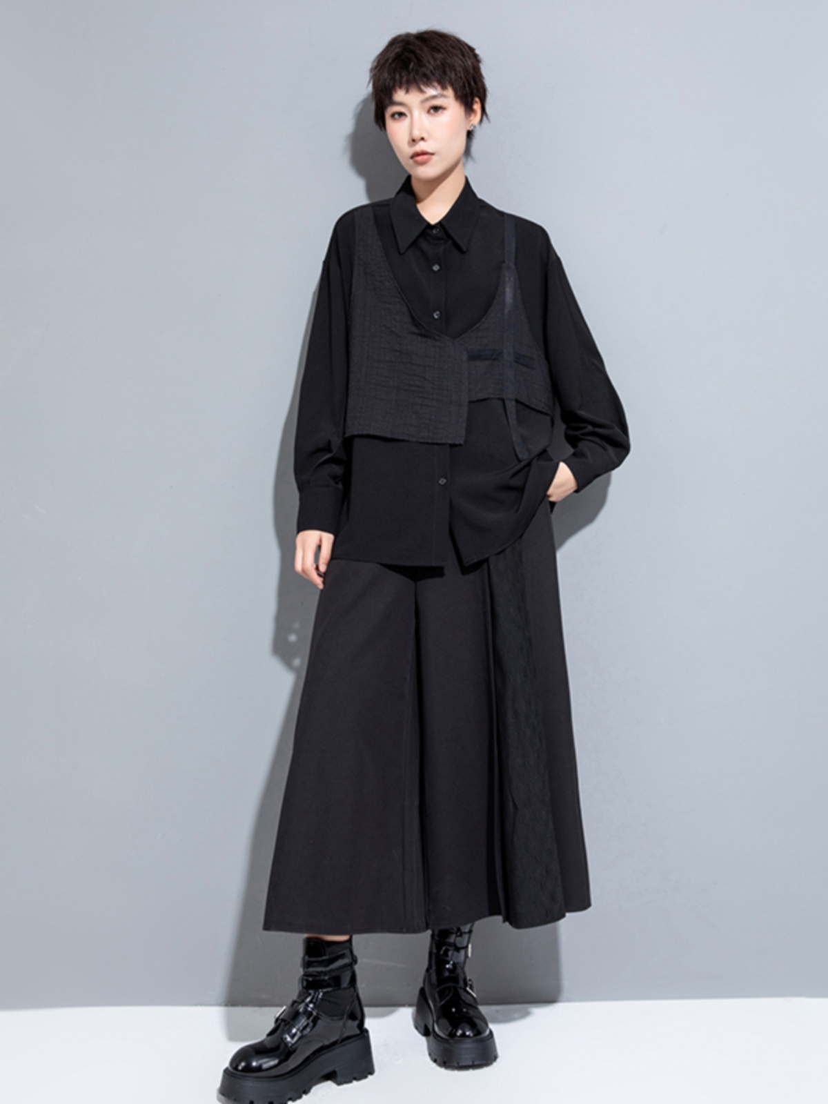 Kemeja Panjang yang Modis, Des - Street Fashion High End ulasan dan harga