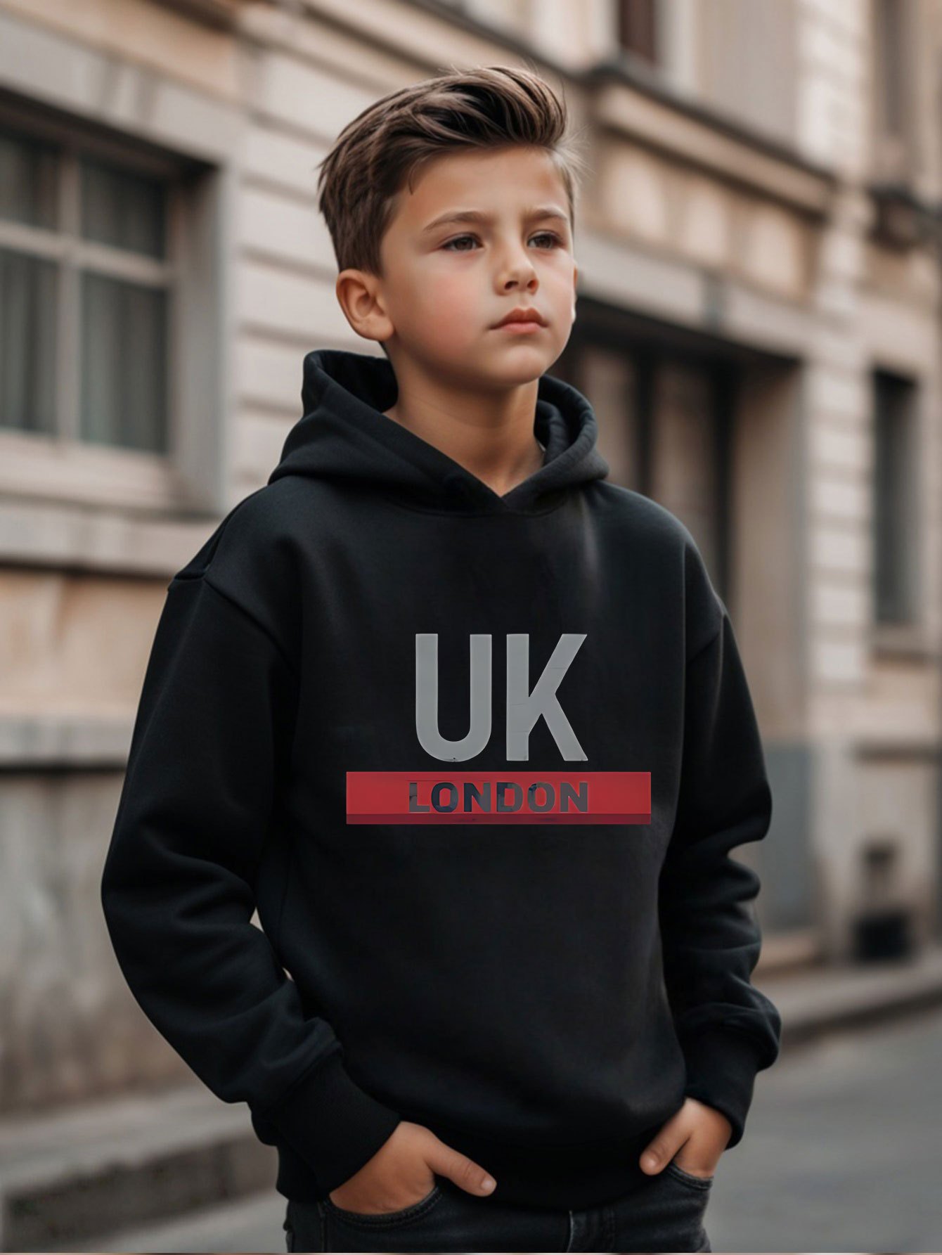 Hoodie Cetak London UK, Jaket  - Street Fashion Uk ulasan dan harga
