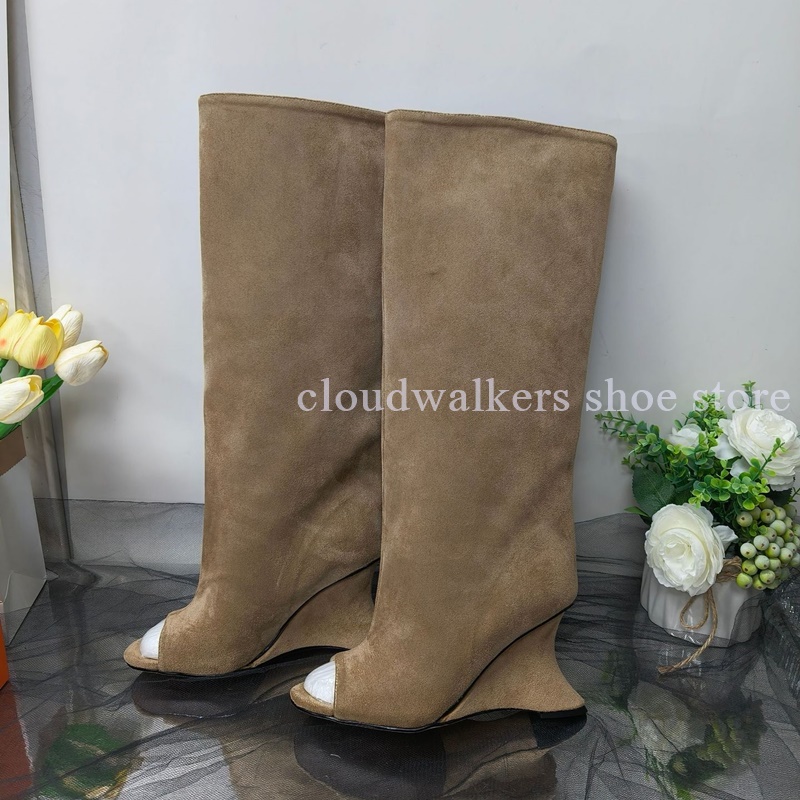 Sepatu Boots Setinggi Lutut Mo - Street Fashion Walking ulasan dan harga