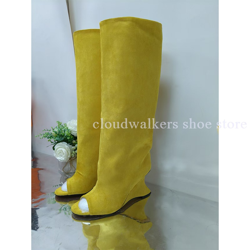 Sepatu Boots Setinggi Lutut Mo - Street Fashion Walking ulasan dan harga