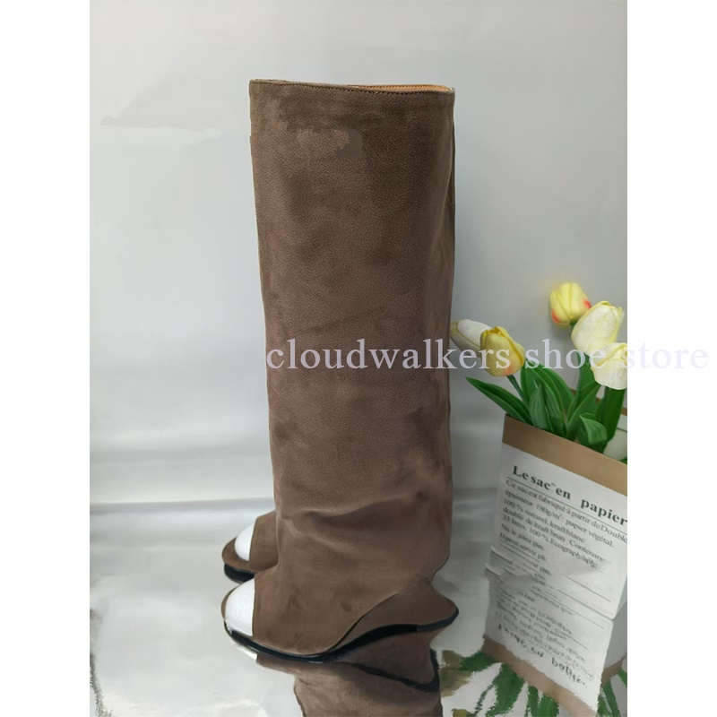 Sepatu Boots Setinggi Lutut Mo - Street Fashion Walking ulasan dan harga