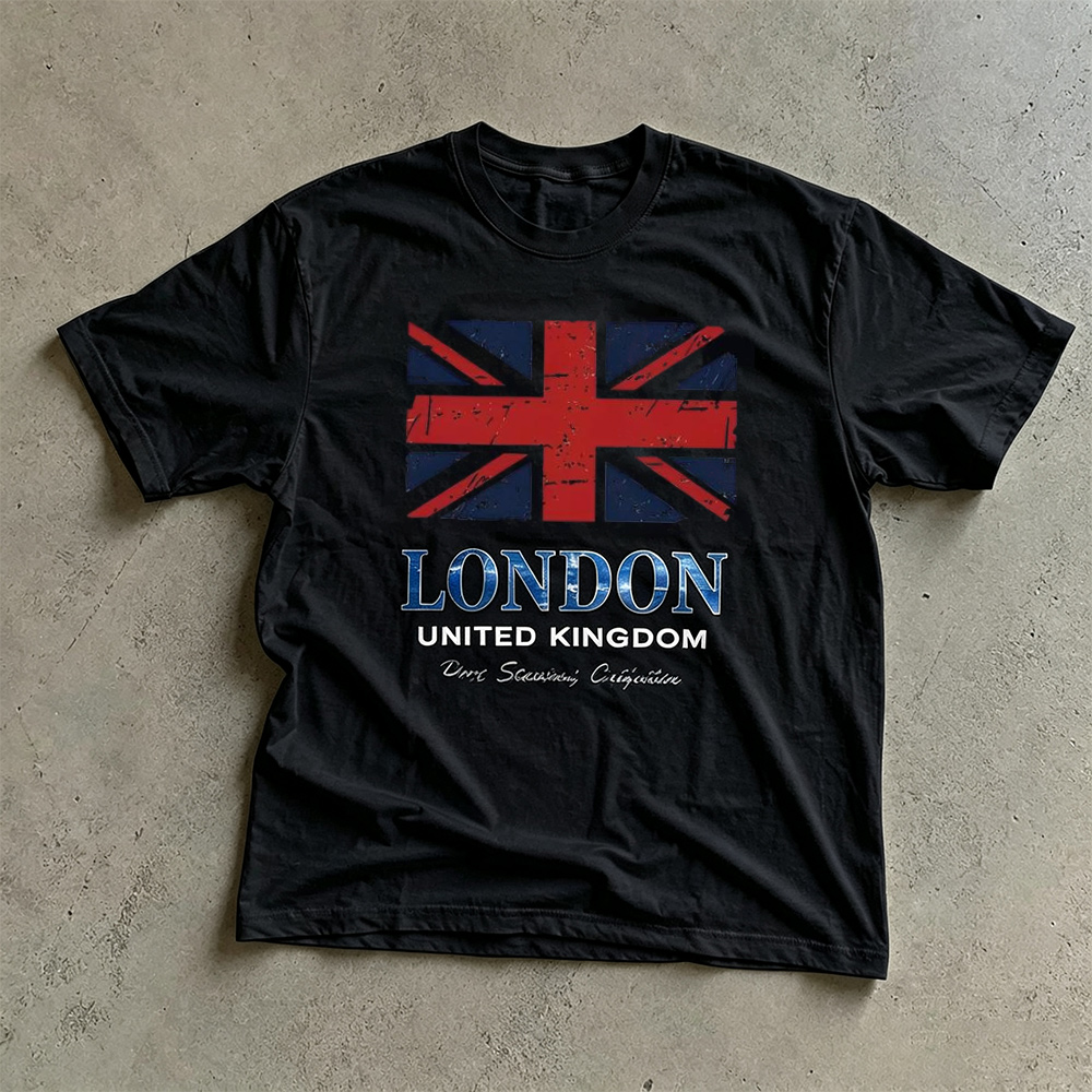 Kaos dengan Motif Union Jack ( - Street Fashion Uk ulasan dan harga
