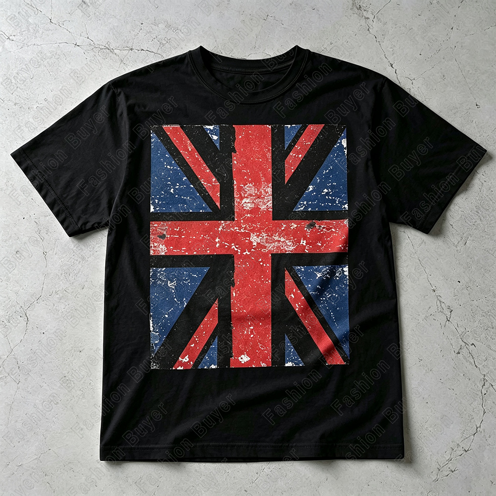 Kaos dengan Motif Union Jack ( - Street Fashion Uk ulasan dan harga