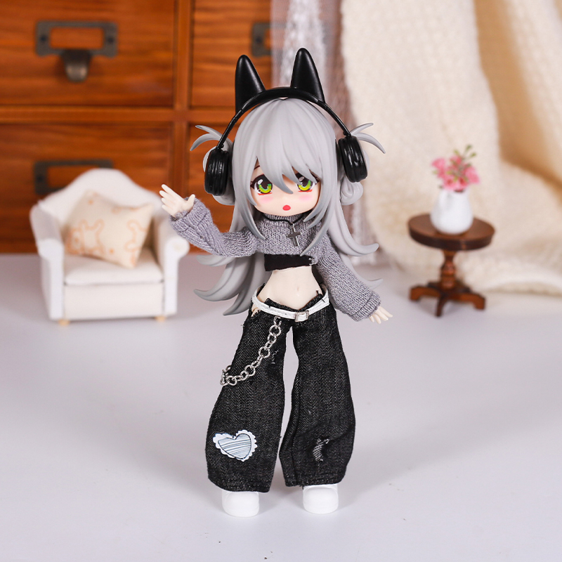 Pakaian Boneka Bjd Set Sweter  - Street Fashion Vest ulasan dan harga