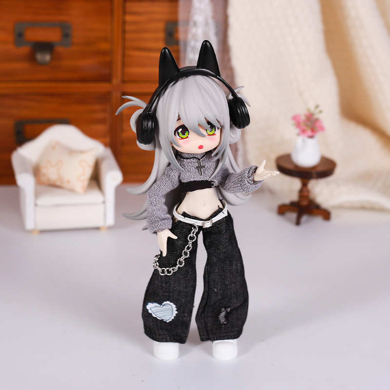 Pakaian Boneka Bjd Set Sweter  - Street Fashion Vest ulasan dan harga