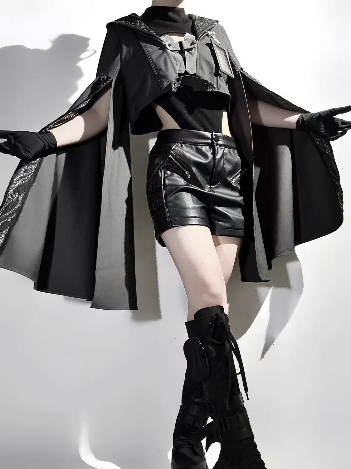 Kostum Gotik Hitam Gelap Wanit - Street Fashion In Chinese ulasan dan harga