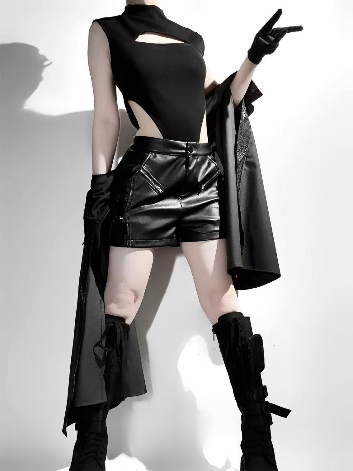 Kostum Gotik Hitam Gelap Wanit - Street Fashion In Chinese ulasan dan harga