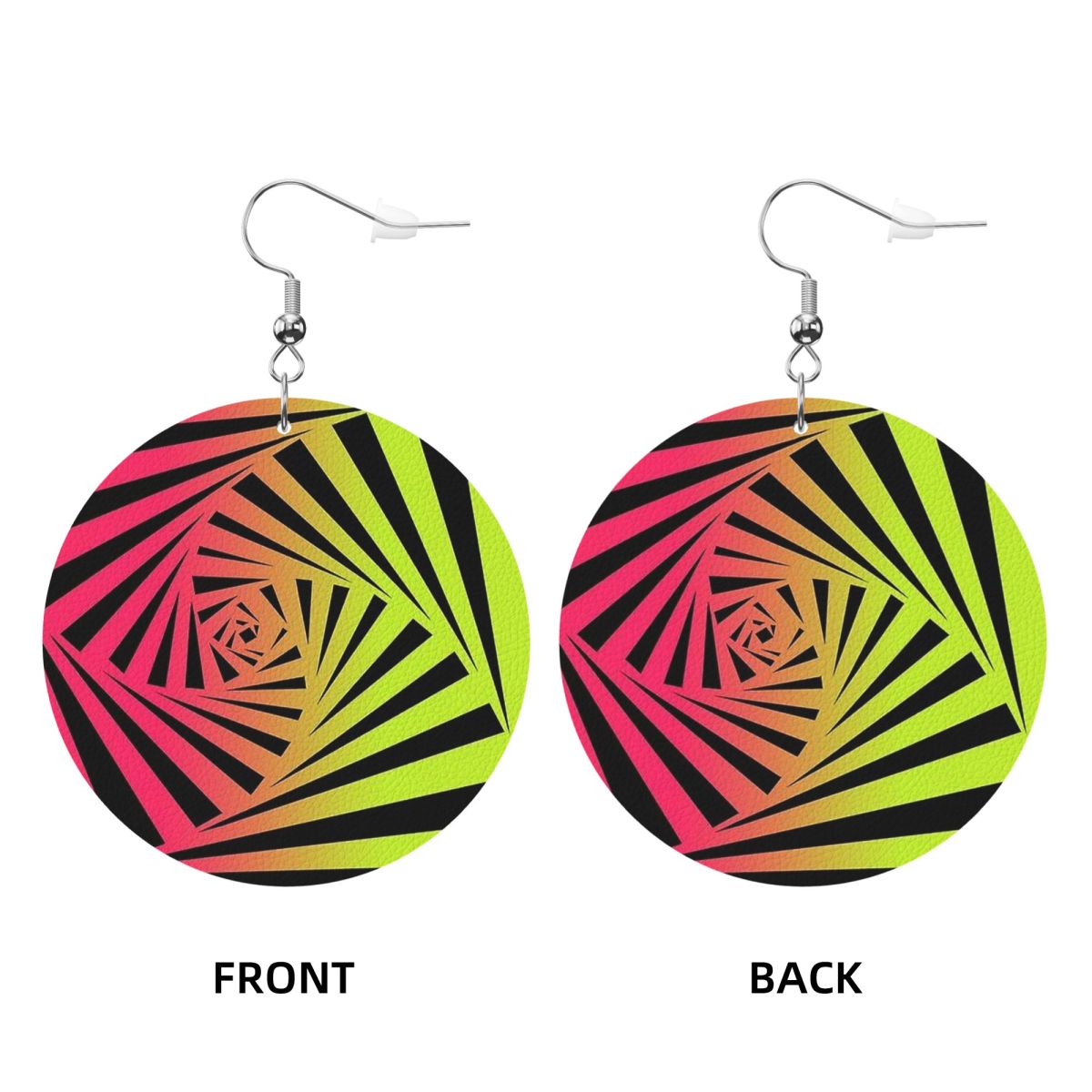 Anting-anting Kulit PVC Gaya F - Street Fashion Photo ulasan dan harga