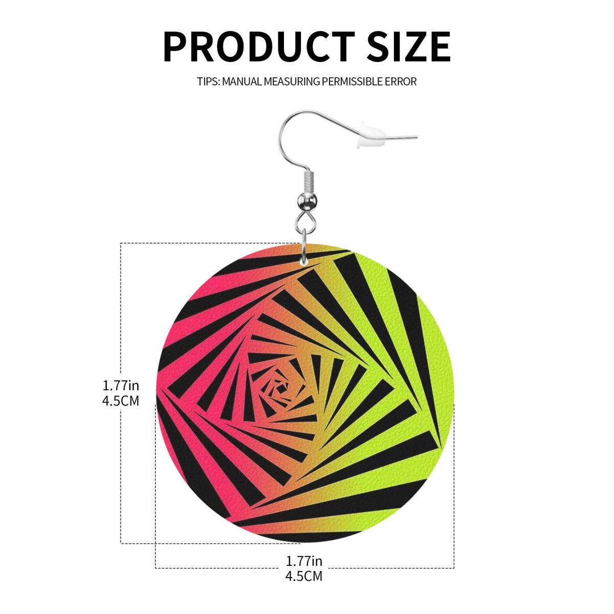 Anting-anting Kulit PVC Gaya F - Street Fashion Photo ulasan dan harga