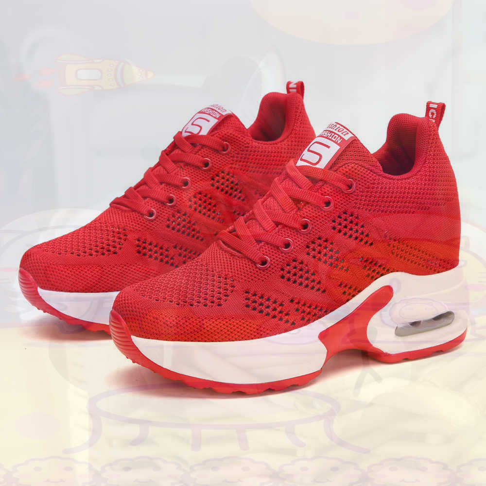 Merah Ukuran 36 Sepatu Wanita  - Street Fashion Walking ulasan dan harga