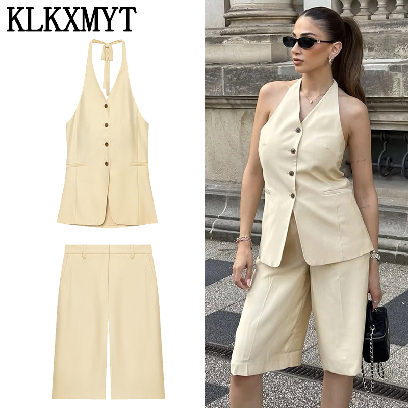 KLKXMYT Setelan Celana Pendek  - Street Fashion Vest ulasan dan harga