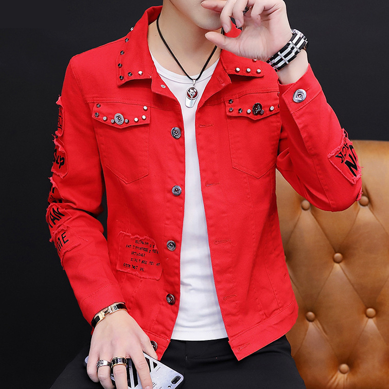 Jaket Denim Paku Keling Pria M - Street Fashion Jacket Men ulasan dan harga
