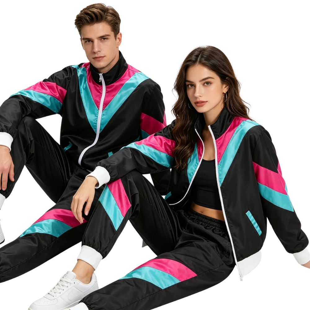 Kostum Retro 80S untuk Wanita  - Street Fashion Jacket Men ulasan dan harga