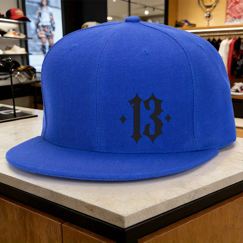 Topi Hip-Hop Pria Bermotif '13 - Street Fashion Essentials ulasan dan harga