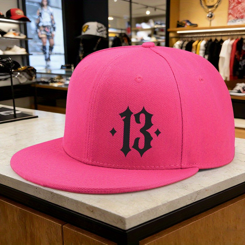 Topi Hip-Hop Pria Bermotif '13 - Street Fashion Essentials ulasan dan harga