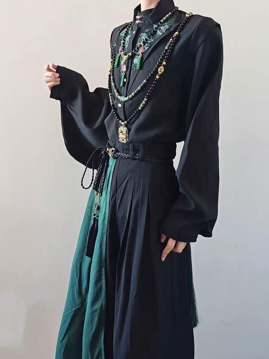 Setelan Bisex Gaya Cina Baru u - Street Fashion In Chinese ulasan dan harga