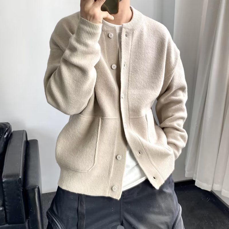 Jaket Sweater Tebal Musim Gugu - Street Fashion Jacket Men ulasan dan harga